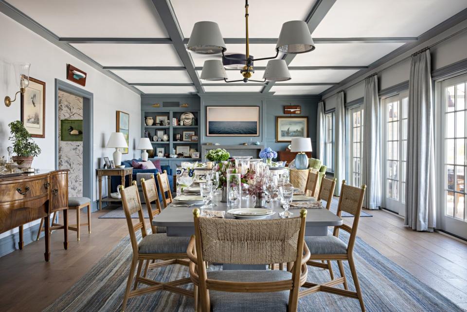 mantoloking\, new jersey home designed by joe lucas of lucas studio dining room