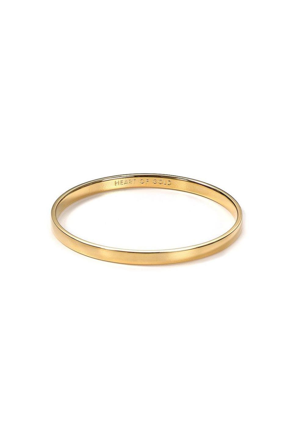 49) Heart of Gold Bangle