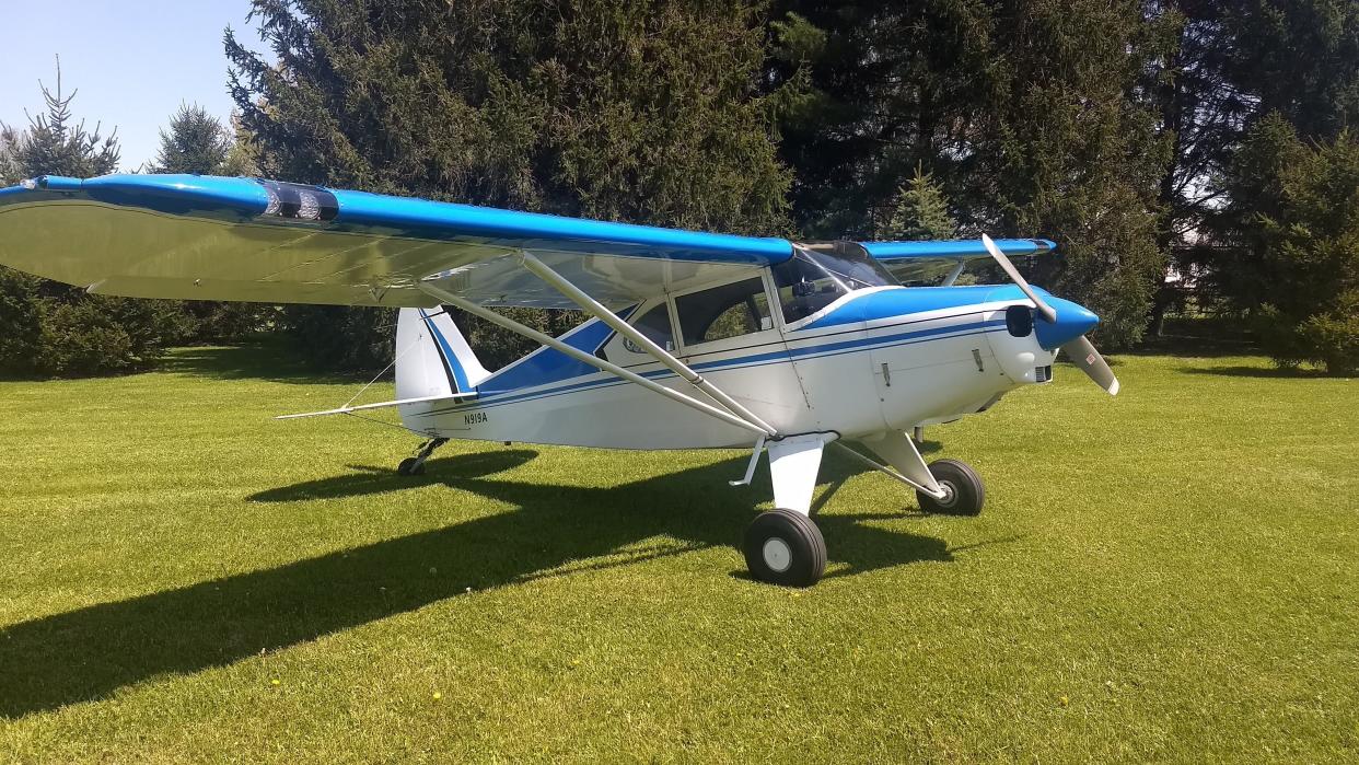 Tom Schulze restored this plane and has since flown it around the country.