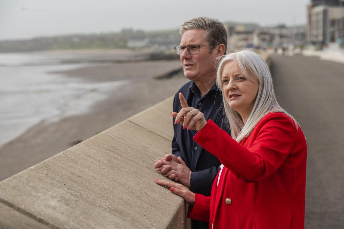 Wilma Brown campaigned with Labour leader Keir Starmer in her Kirkcaldy and Cowdenbeath constituency <i>(Image: PA)</i>