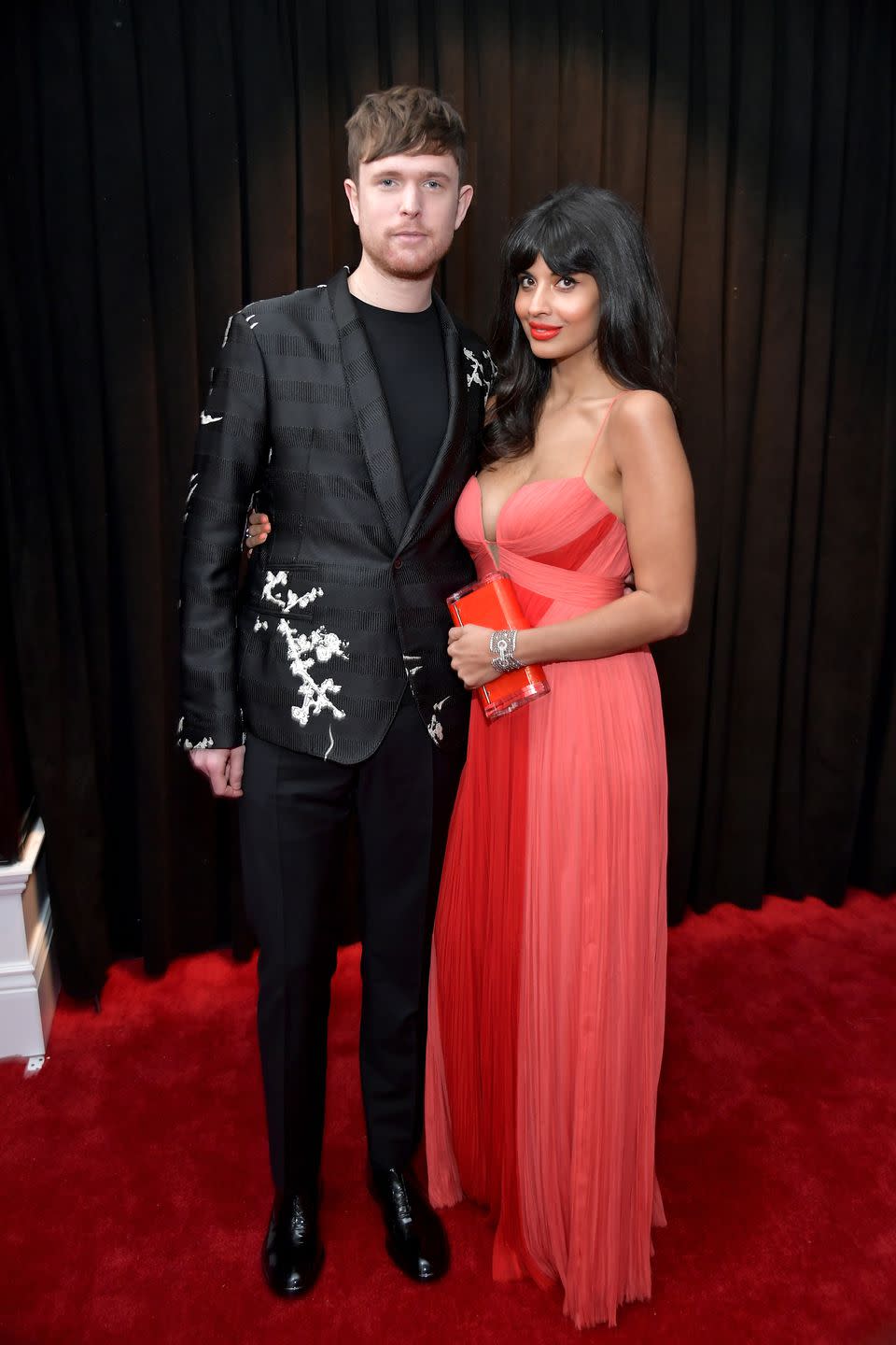 James Blake and Jameela Jamil