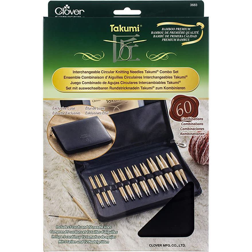 17) Clover Takumi Combo Interchangeable Circular Knitting Needles