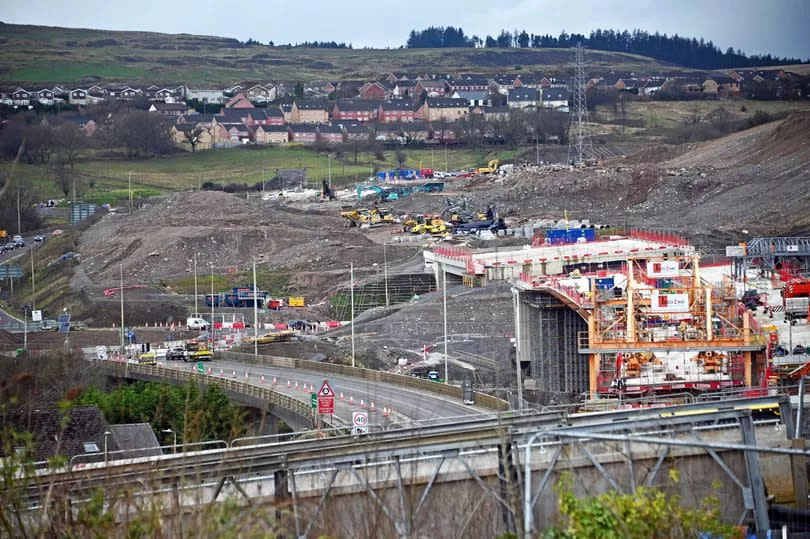 The total cost of the A465 dualling project, which started in 2002, could be £800m