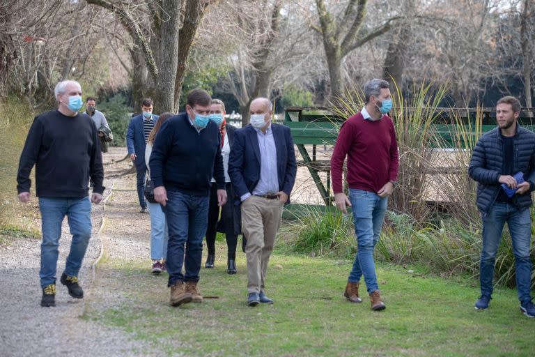 Dirigentes de Pro y aliados acompañaron el lanzamiento de Diego Santilli