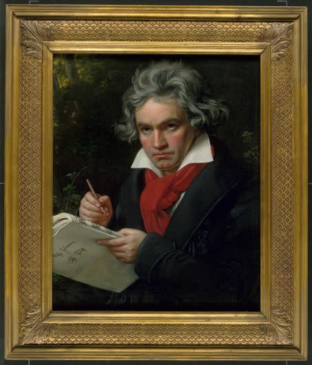 Portrait de Ludwig van Beethoven Crédit : Portrait of Beethoven by Joseph Karl Stieler, 1820. 