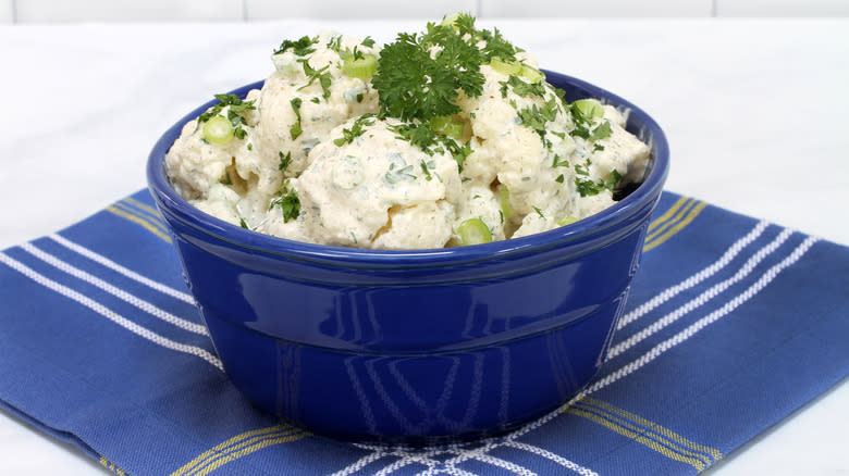 Cauliflower 'potato' salad