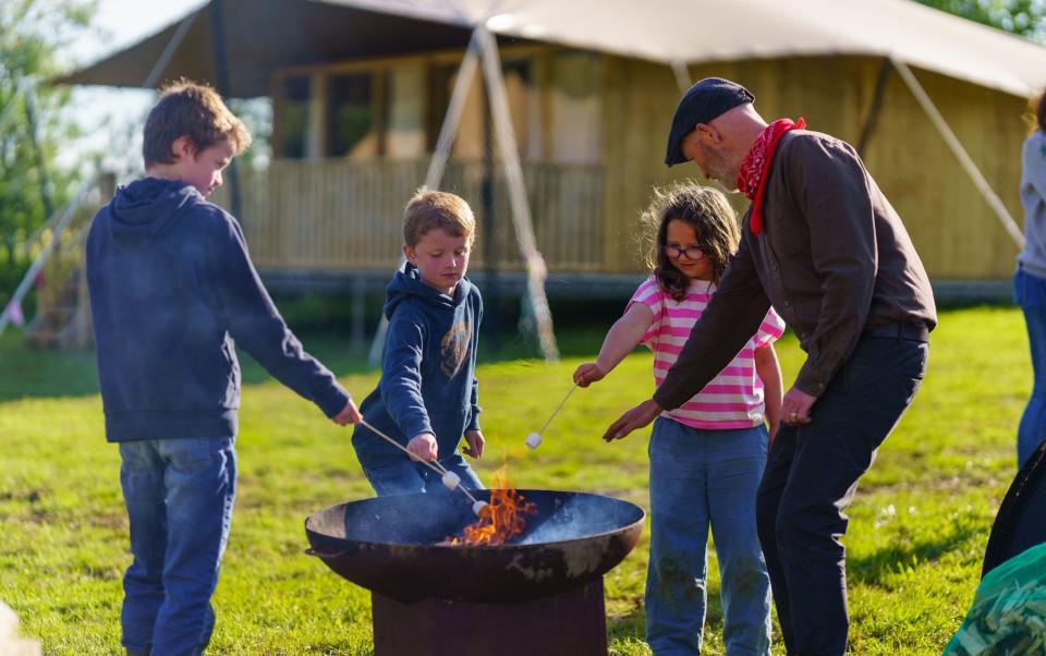 Barbecue at the Woolley Grange kids club