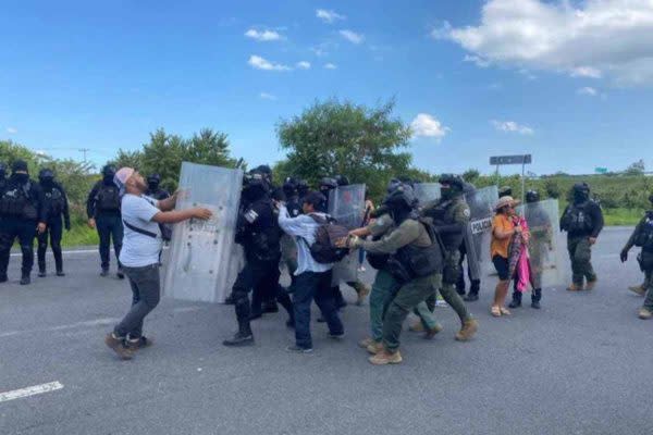 protestas naranjos veracruz