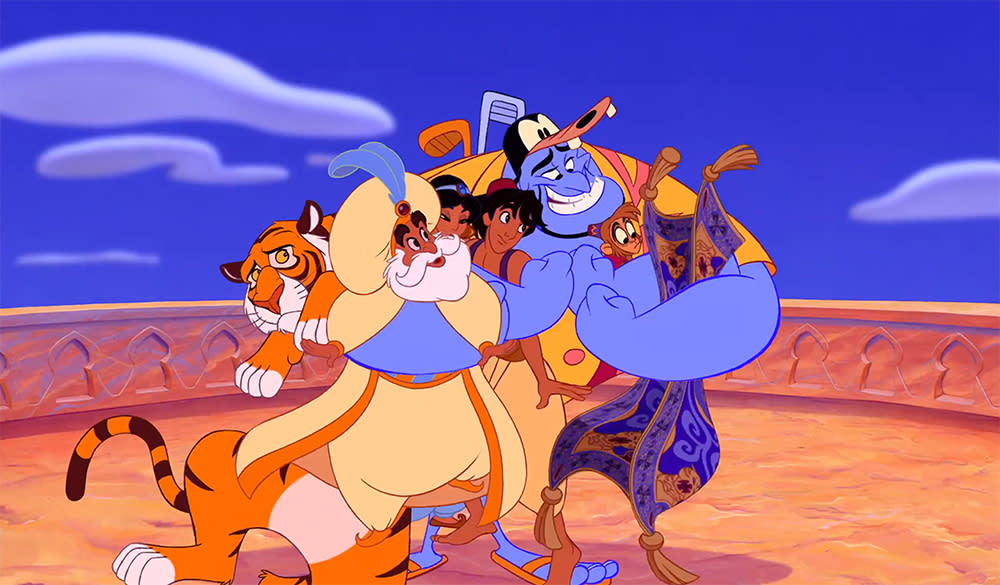 ABU ~ Aladdin, 1992  Disney sidekicks, Disney challenge, Disney