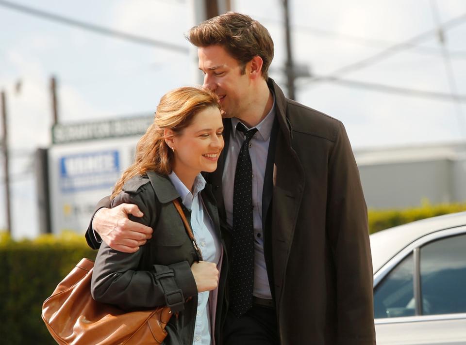 John Krasinski and Jenna Fischer