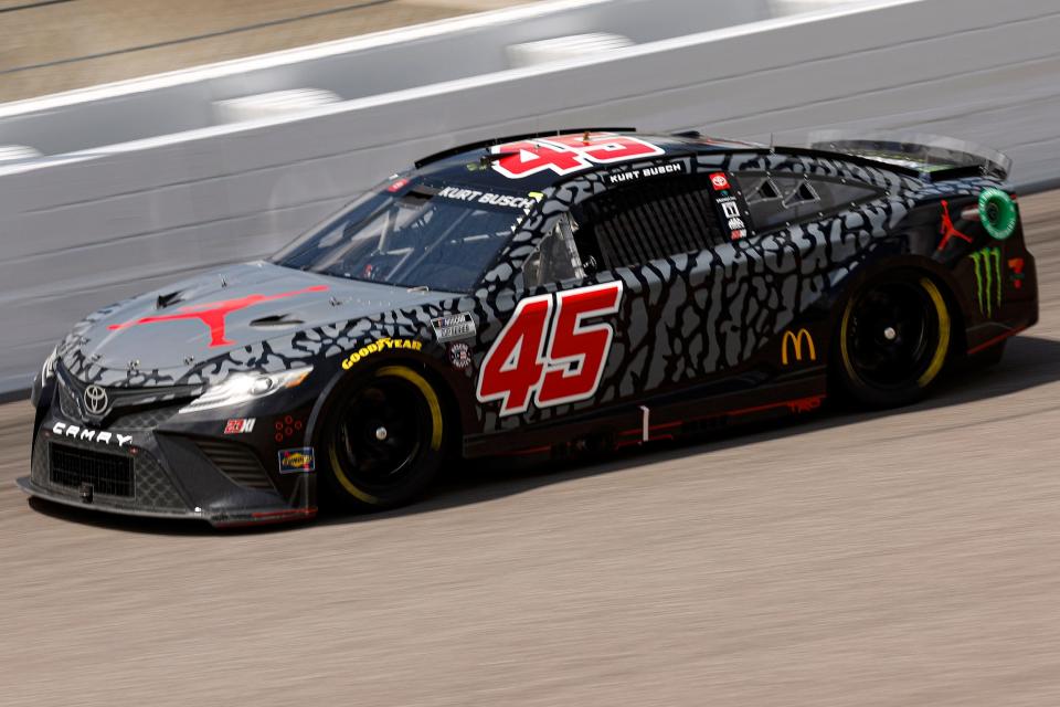 Kurt Busch Jumpman Air Jordan Car.