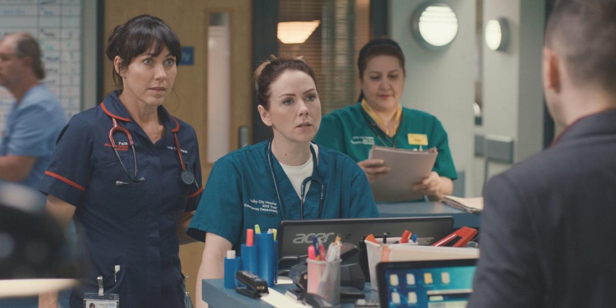 faith cadogan and stevie nash in casualty