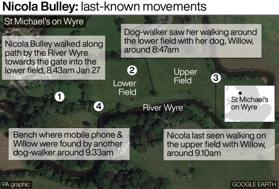 When Did Nicola Bulley Go Missing Full Timeline As Divers Return To River Anthony Haybles