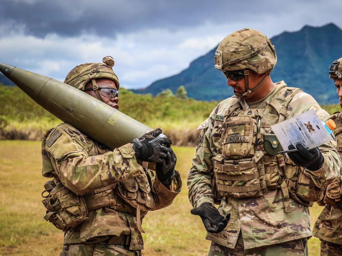 An Ukrainian 155mm artillery shell. : r/Military