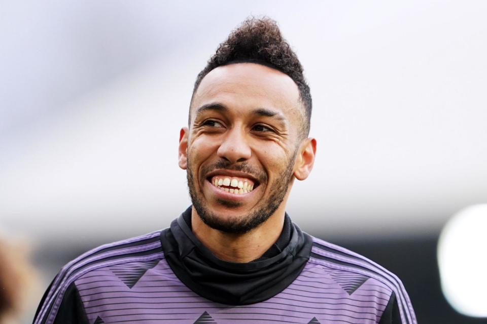 Aubameyang was considered by Barcelona. (PA)