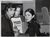 <p>"She said, 'I run around with a ray gun and a big ape,'" Dunne (left, with Mark Hamill and Carrie Fisher) continues. "But that night at Camilla’s, the trio were very aware they were on a wave of something huge."</p>