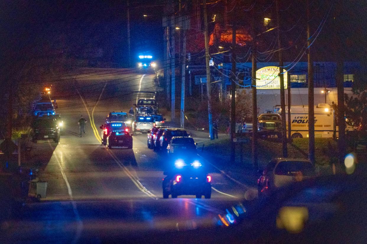 Police respond to an active shooter situation in Lewiston, Maine, Wednesday, (AP)