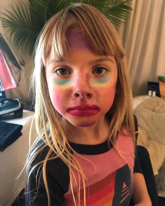 Daughter Willow Rocks A Full Face