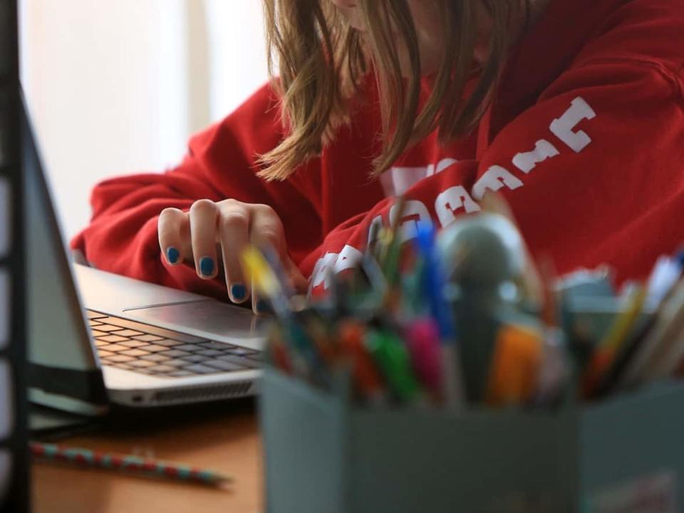 Students in New Brunswick have lost 21 weeks of in-person learning in 22 months, prompting concerns about what impact this will have on their education and skills. (Tyson Koschik/CBC - image credit)