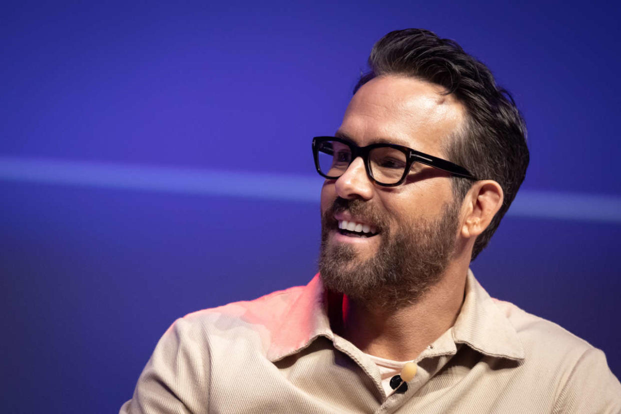 CANNES, FRANCE - JUNE 22: Ryan Reynolds speaks on stage during 