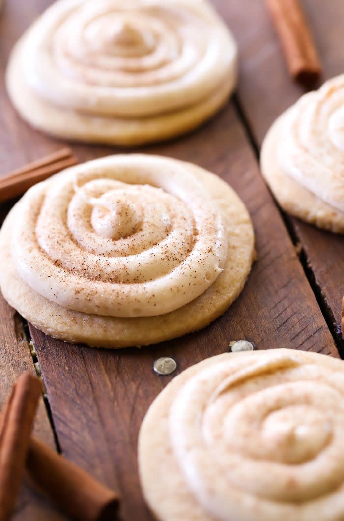 Cinnamon Roll Sugar Cookies