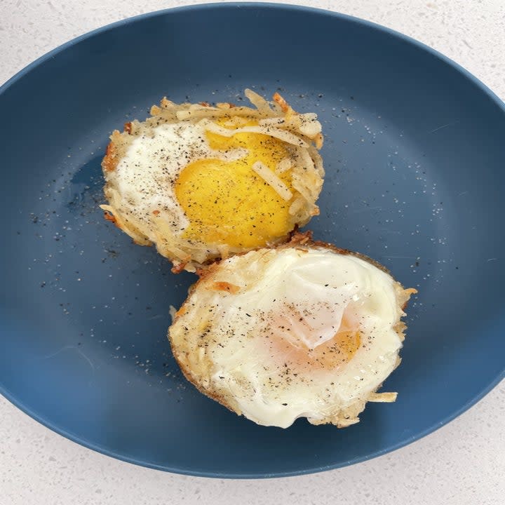 Plated hashbrowns