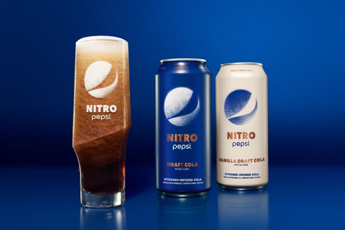 Nitro Pepsi and Nitro Pepsi Vanilla cans