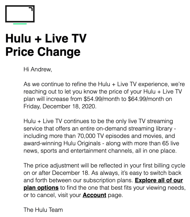 Hulu with Live TV channels, sports, price and packages