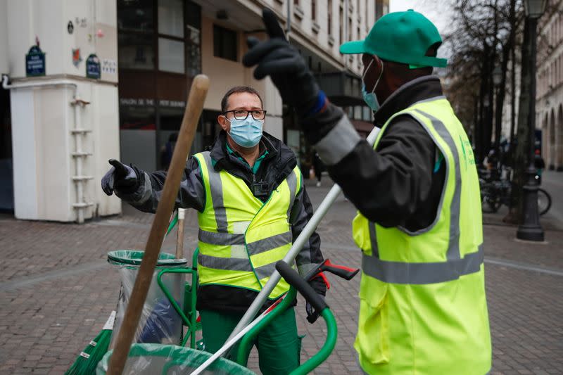 Paris street sweeper Ludovic Franceschet aka Ludovic_off who became a TikTok celebrity