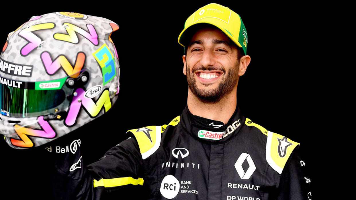 Pictured here, Renault driver Daniel Ricciardo. 