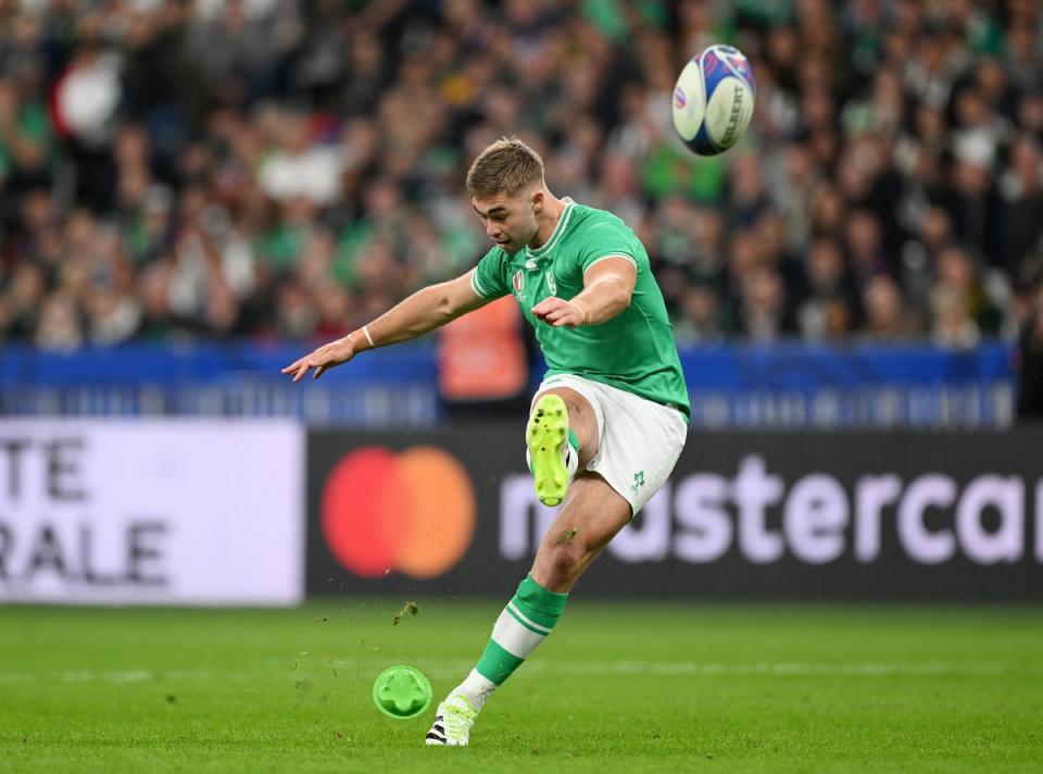 Jack Crowley will try to be Johnny Sexton’s long-term successor as Ireland’s No 10 (Getty Images)