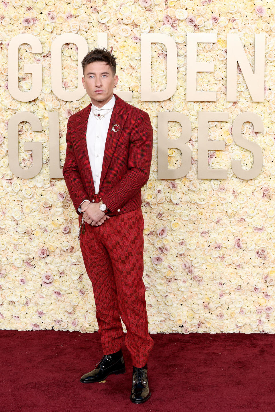 Barry Keoghan attends the 81st Annual Golden Globe Awards. / Credit: Monica Schipper/GA/The Hollywood Reporter via Getty Images