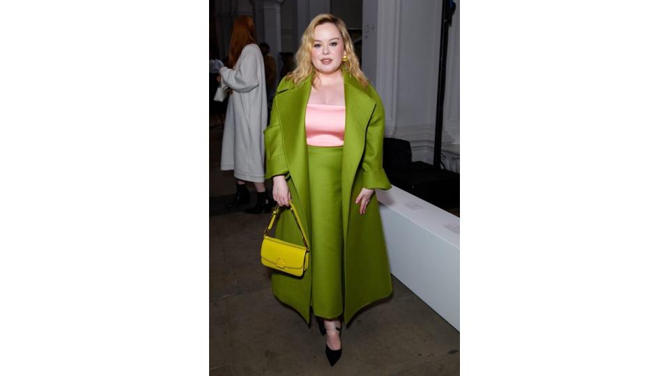 Nicola Coughlan attends the Emilia Wickstead show during London Fashion Week September 2023 at the Royal Academy of Arts on September 18, 2023 in London, England. (Photo by Joe Maher/BFC/Getty Images)