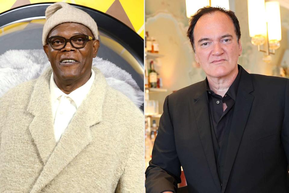 <p>Samuel L. Jackson (left) and Quentin Tarantino</p> Lia Toby/Getty Images; Jacopo M. Raule/Getty Images