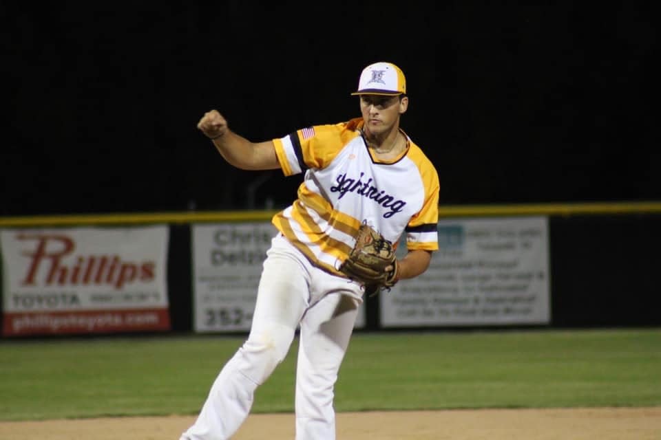 Leesburg Lightning relief pitcher Tanner Walker works in Wednesday's game against the DeLand Suns at Pat Thomas Stadium-Buddy Lowe Field.