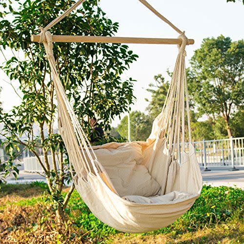 Hanging Rope Hammock Chair