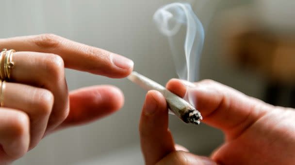 PHOTO: People passing a joint. (STOCK IMAGE/Getty Images)