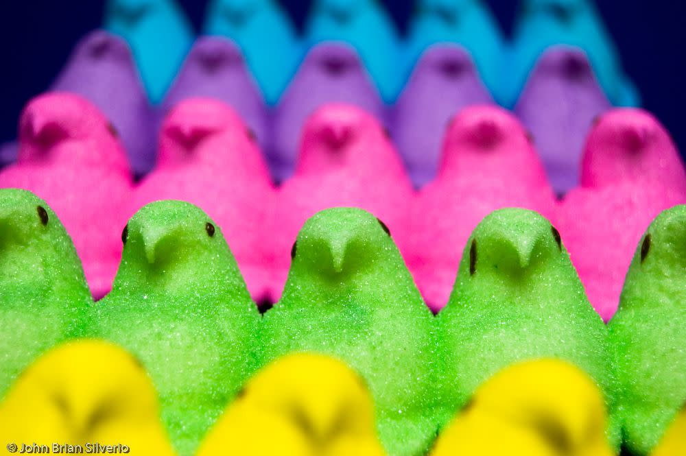 marshmallow peeps of every color