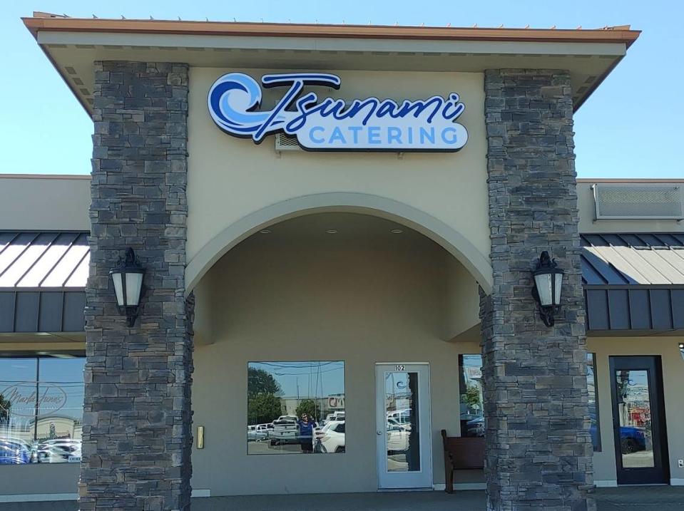 Tsunami Catering of Kennewick will hold an open house from 4-7 p.m., July 7, in its new quarters at Marineland Village. Tsunami took over the former Fresh Out the Box spot.