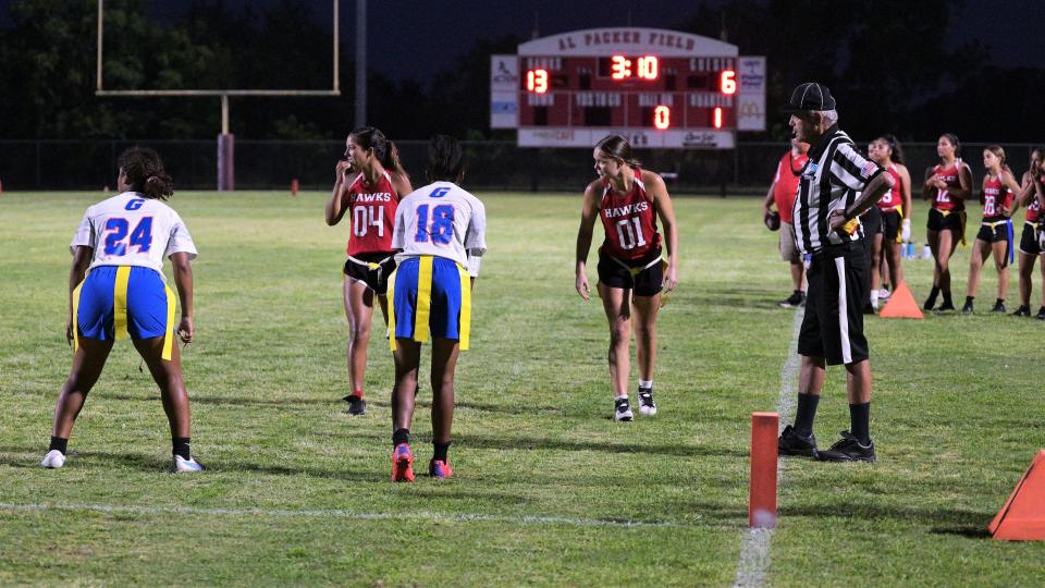 Seminole Ridge flag football defeated Palm Beach Gardens in a postseason competition on May 3, 2023.