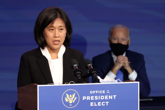 U.S. Trade Representative Katherine Tai pleased advocates with her May announcement that the U.S. would not block a waiver of intellectual property rules for the COVID-19 vaccine. (Photo: Chip Somodevilla/Getty Images)