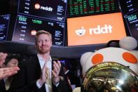 Reddit IPO at the NYSE in New York