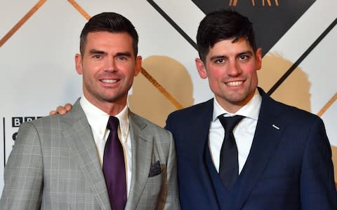 Alastair Cook (right) and James Anderson - Credit: PA Wire