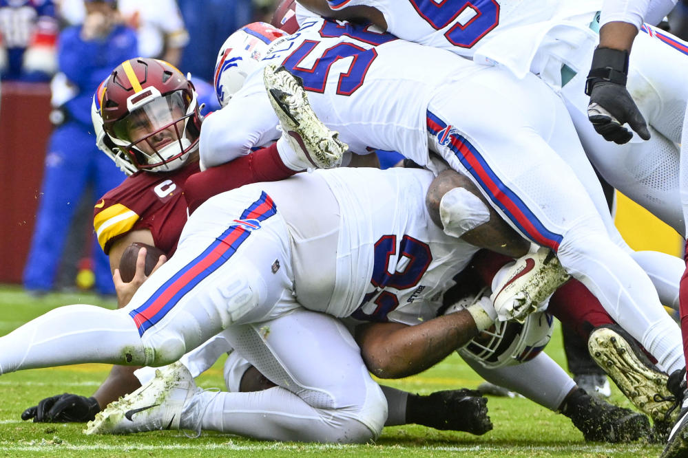 Commanders' Sam Howell Gets Brutally Honest After Poor Play vs. Bills