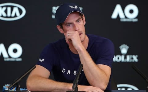 Andy Murray announced his retirement at the Australian Open  - Credit: &nbsp;Scott Barbour Getty Images&nbsp;