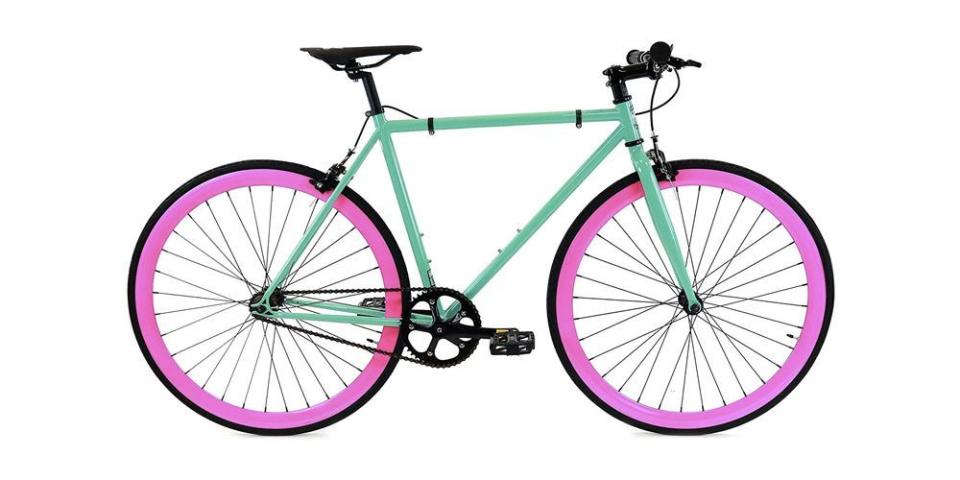 4) Golden Cycles Single Speed Fixed Gear Bike