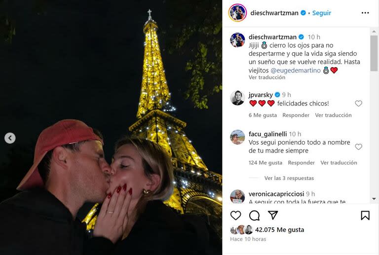 La propuesta de casamiento de Diego Schwartzman