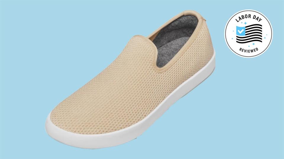 Wear cozy and long-lasting style out and about with the Allbirds Tree Lounger shoe on sale today.