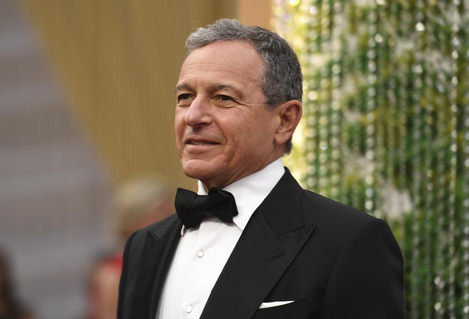 Disney CEO Bob Iger arrives at the Academy Awards on Sunday, February 9, 2020, at the Dolby Theater in Los Angeles.