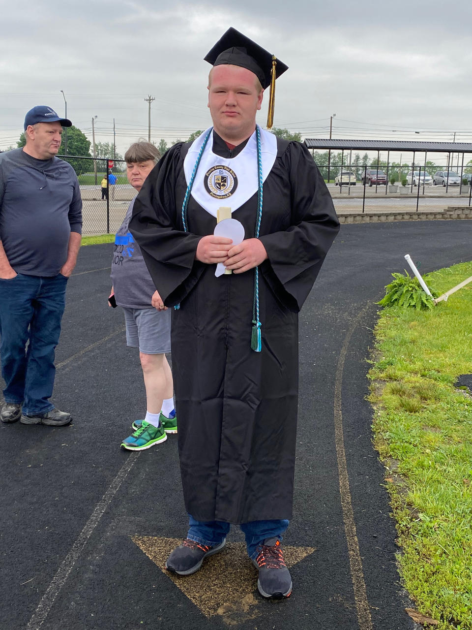 Dalton Barnett at his high school graduation.  (Courtesy of Stephanie Emmons)
